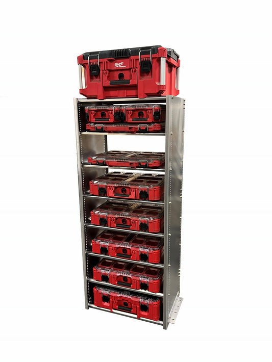 72" Van Rack, works with Milwaukee Packout.