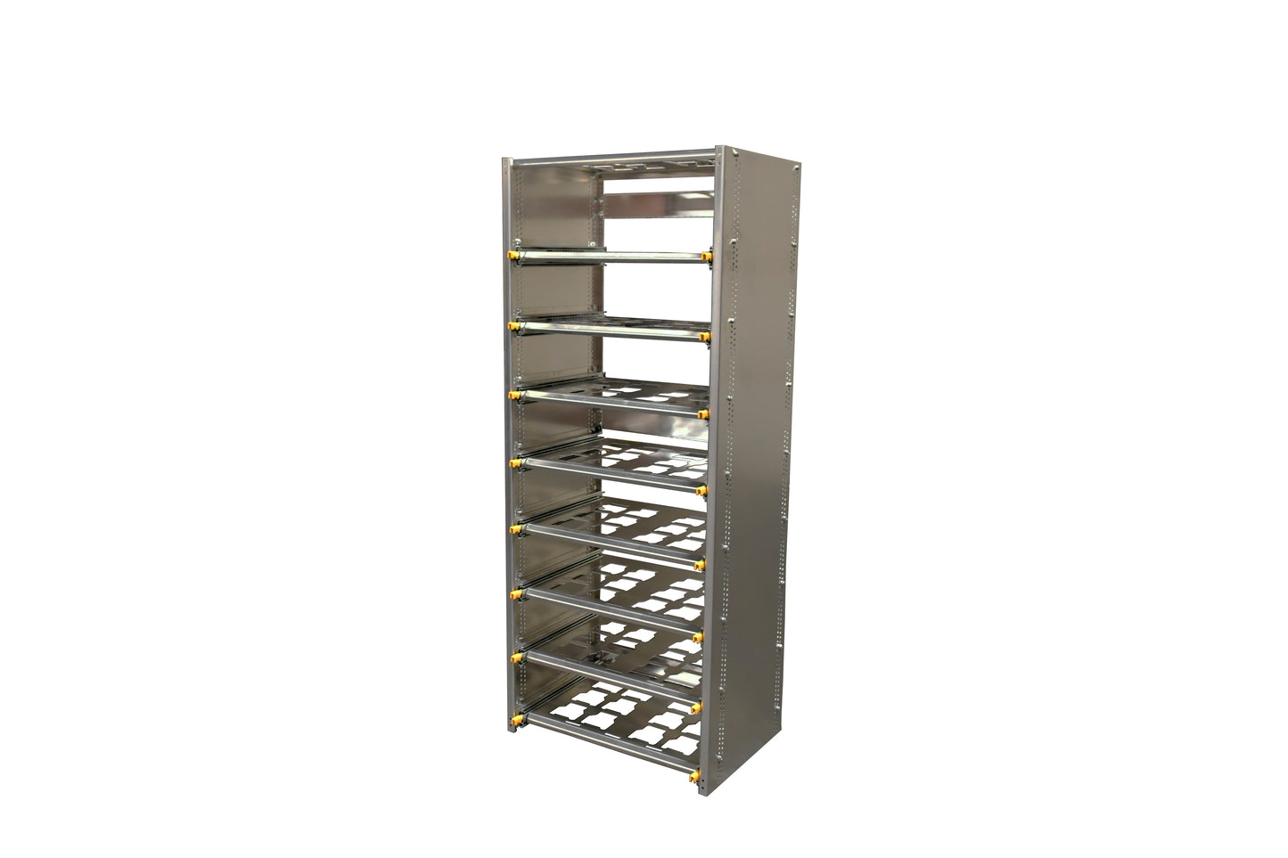 60" Van Rack, Sliding Shelf, works with Milwaukee Packout.